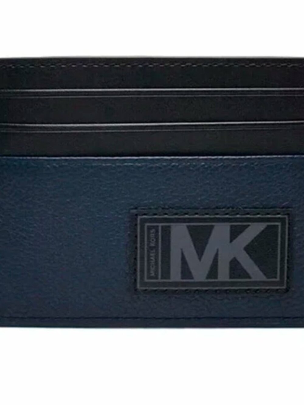 S Michael Kors Warren Navy Blue Tall Card Case 36U0LGFY1L Wallet NWT $88 Retail
